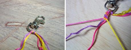 DIY : bracelet gri-gri et mousqueton