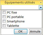 Créer une liste déroulante à choix multiple sous Access