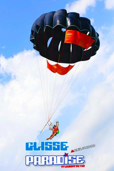 Parachute ascensionnel sur la Côte d’Azur