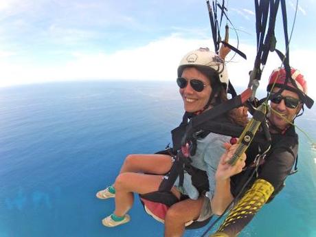 Baptême de parapente, Saint-Leu, Réunion