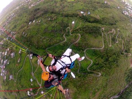 Baptême de parapente, Saint-Leu, Réunion