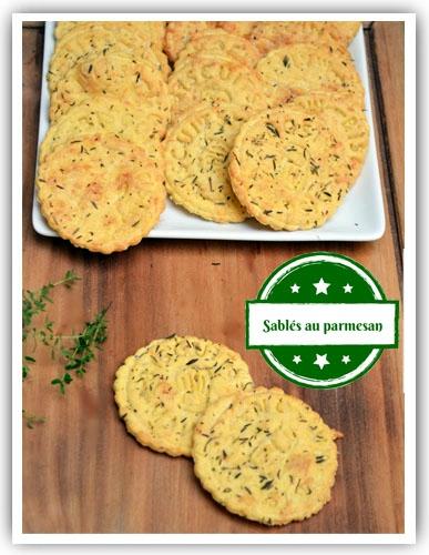 sablés au parmesan