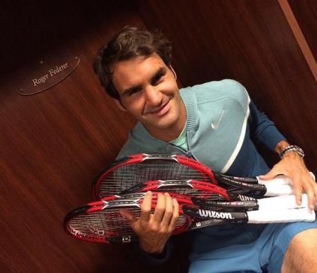 Découvrez la nouvelle raquette de Roger Federer