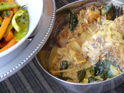 Fish Curry & Sambharo