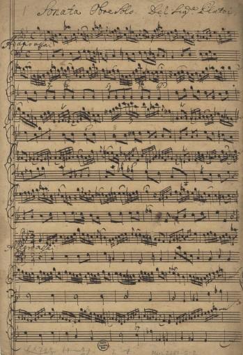 Platti Sonate pour hautbois et BC