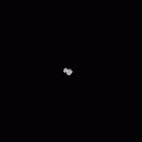 Animation de l'approche de la comète les jours précédents le rendez-vous de Rosetta le 6 août à 100 km