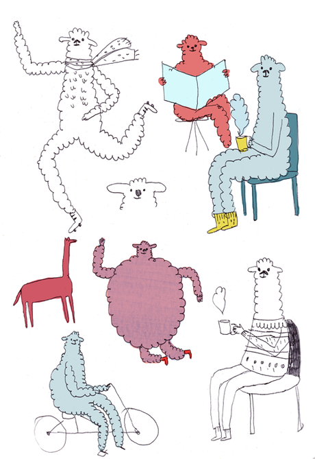 Du lama et des gens qui annoncent le retour de la tablett...