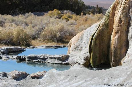hot springs travertine californie bridgeport usa