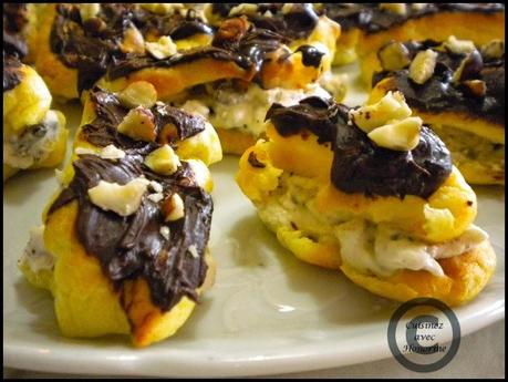 Petits éclairs chocolat-noisette