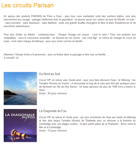 Pour un séjour exceptionnel dans la région Issan ! http://www.paris-isan.com/