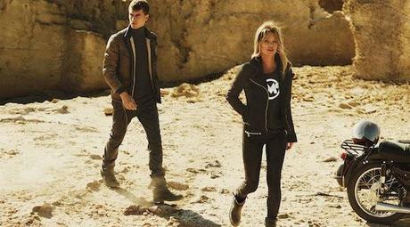 Kate Moss et Clément Chabernaud en plein désert pour la campagne Matchless London...