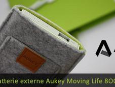 Aukey Moving Life, batterie externe design pour smartphone