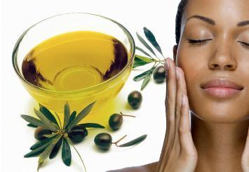huile olive traitement peau
