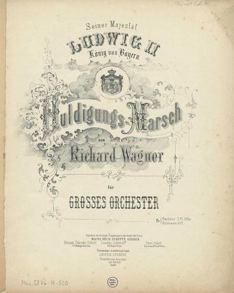 Wagner: Marche d'hommage à Louis II de Bavière / Huldigungsmarsch für Ludwig II. von Bayern WWW 97