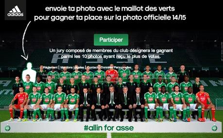 Avec adidas, gagnez votre place sur la photo officielle de Saint-Etienne!
