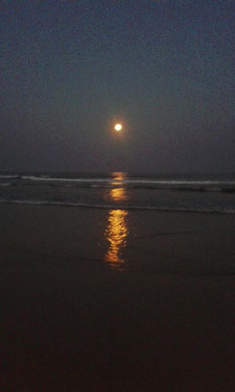 Ghana: Busua Inn et Ezile Bay Super lune, super moon