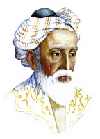 Omar Khayam né le 18 mai 1048 mort le 4 décembre 1131.