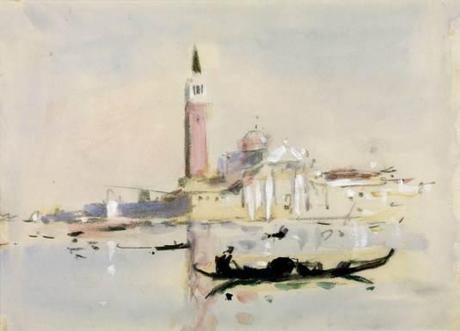 Scene in Venice null by Hercules Brabazon Brabazon 1821-1906