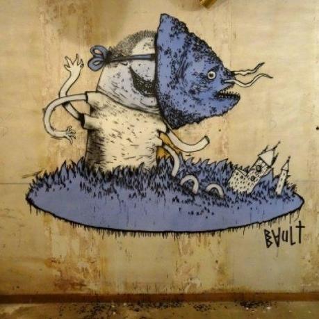  CRAZY ANIMALS   BAULT street art 