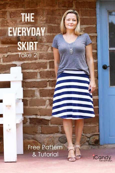 Patron gratuit : la jupe de tous les jours jupe tous les jours Patron gratuit : la jupe de tous les jours