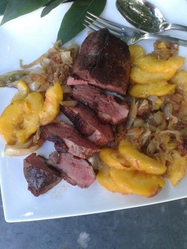 plancha canards gras magret