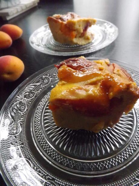 Clafoutis brugnons abricots au lait d'amande IG bas