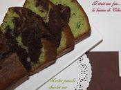 Marbré pistache chocolat noir ultra moelleux