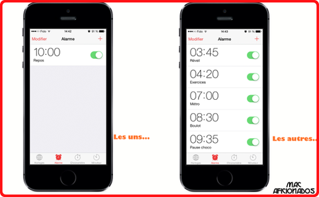 Alarme iOS 7 iPhone