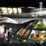 Base lunaire - Illustration - Lunar base - Illustration