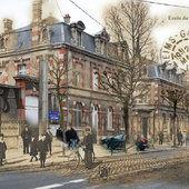 L'Ecole Carteret, Hôpital Militaire en 1914