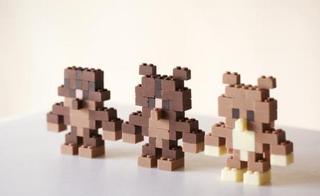 Des Lego en chocolat