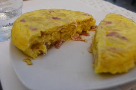 tortilla bacon, fromage