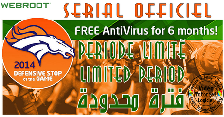 WEBROOT Secure anywhere Antivirus Avec Serial Officiel