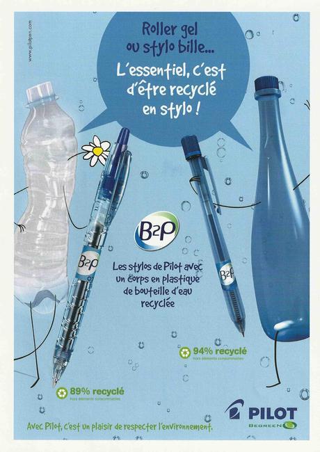 Avez-vous déjà utilisé un stylo recyclé ?