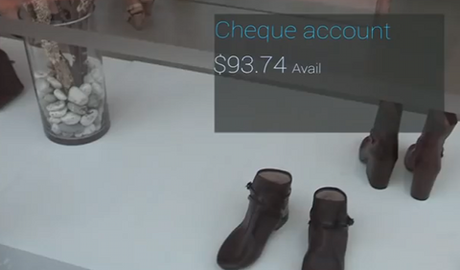Westpac Cash Tank sur Google Glass