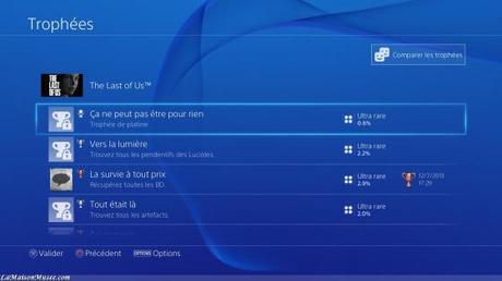 Un défi quasi naturel s'impose : le retour sur PlayStation 3 pour débloquer le Platine The Last of Us ! 