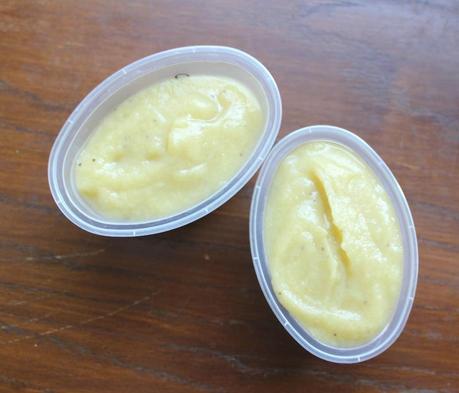 Petits pots maison pour bébé Petit pot banane pomme fleur d'oranger