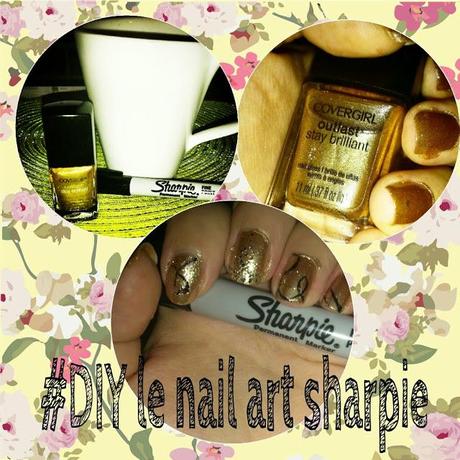 Le nail art avec un #sharpie #diy #MamanPG