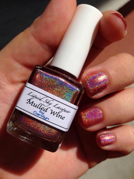 NOTD #2 : Liquid sky Laquer Mulled wine by Carolyn