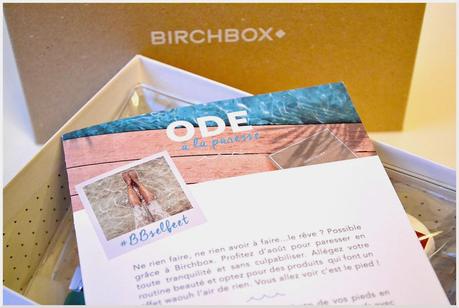 [Box] L'ode à la paresse selon Birchbox