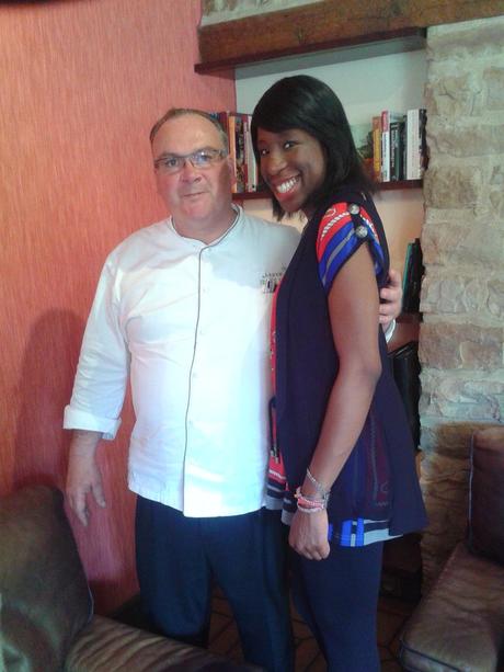 Avec Franck Quinton, Chef de Cuisine du Manoir du Lys