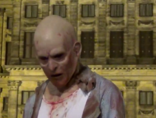 Walking Dead zombie dans rues d’Amsterdam