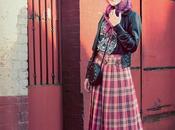 Polish girl, Scottish tartan, French street Fashion Marta