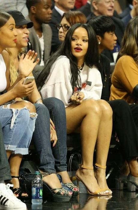 Rihanna au Summer Classic Charity Basketball Game à Los Angeles - 22.08.2014