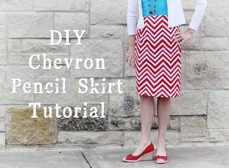 jupe chevrons 8 projets à rayures