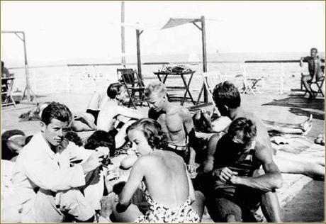 John Fitzgerald Kennedy sur la plage du Lido