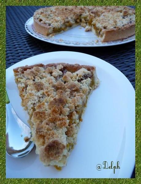Tarte crumble aux prunes