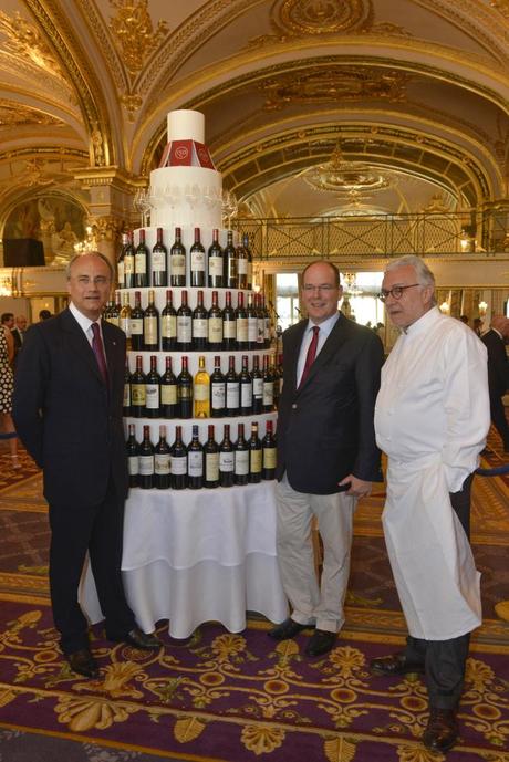 Jean-Luc Biamonti, S.A.S Le Prince Albert II et Alain Ducasse autour des 150 vins