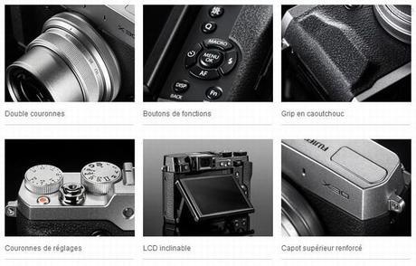 Nouvel appareil photo numérique compact Fujifilm X30 avec viseur électronique temps réel