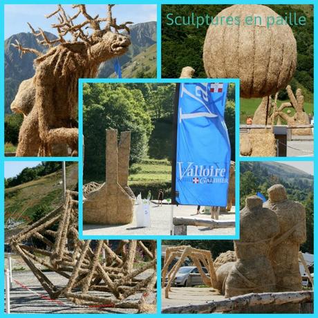 sculptures paille